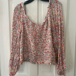 aurla floral shirt size a